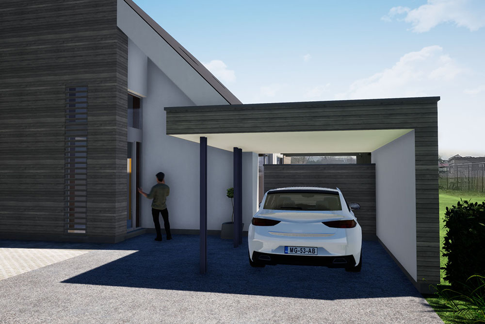 Construction d'une habitation à Dergneau