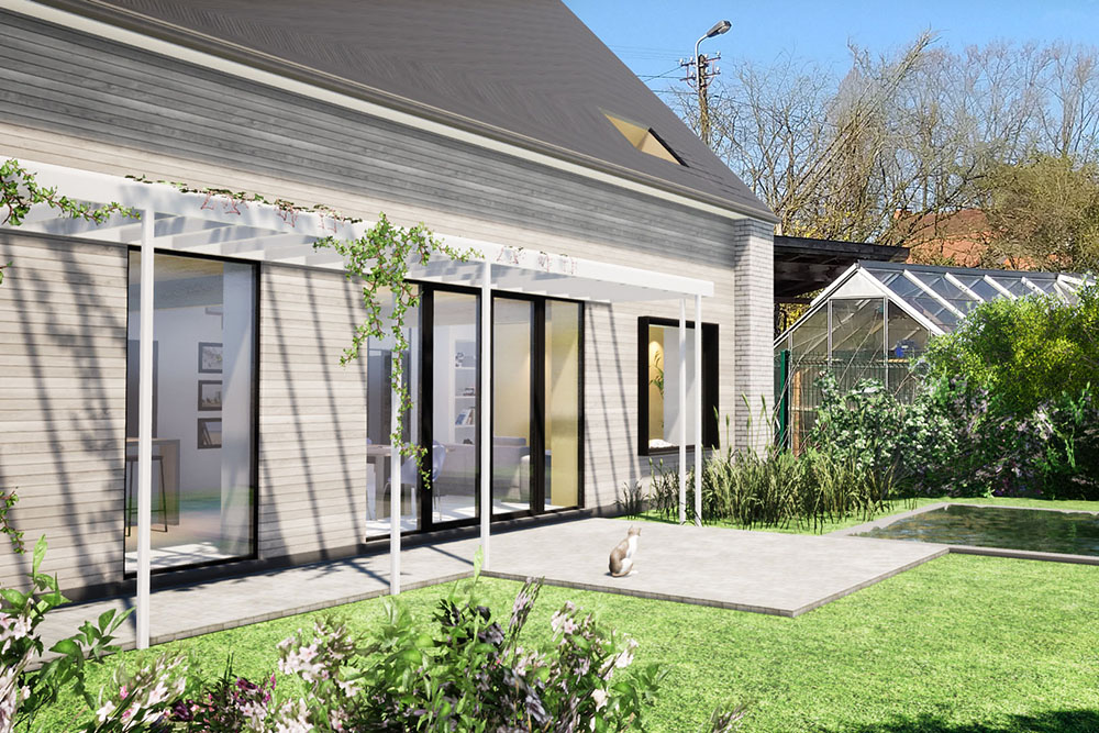 Construction d'une habitation à Callenelle