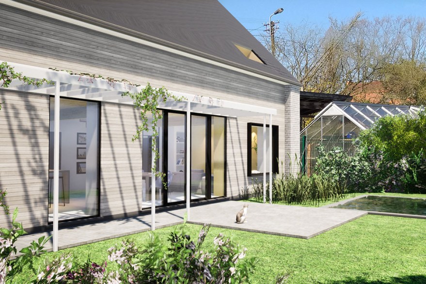 Construction d'une habitation à Callenelle