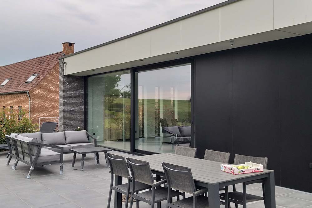 Extension d'une habitation à Quartes