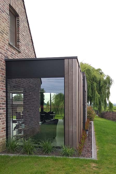 Extension d'une habitation à Quartes