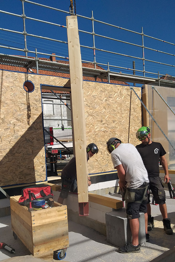 Construction d'une habitation à Callenelle