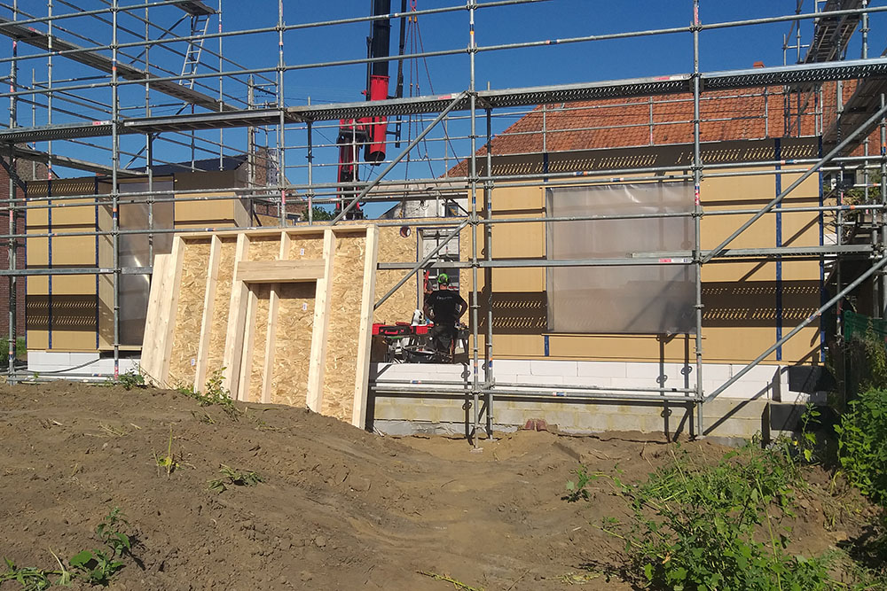 Construction d'une habitation à Callenelle