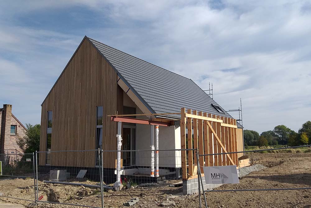 Construction d'une habitation à Dergneau