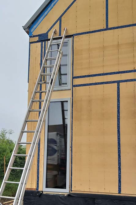Construction d'une habitation à Dergneau