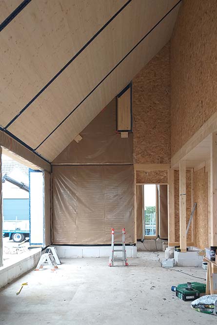 Construction d'une habitation à Dergneau