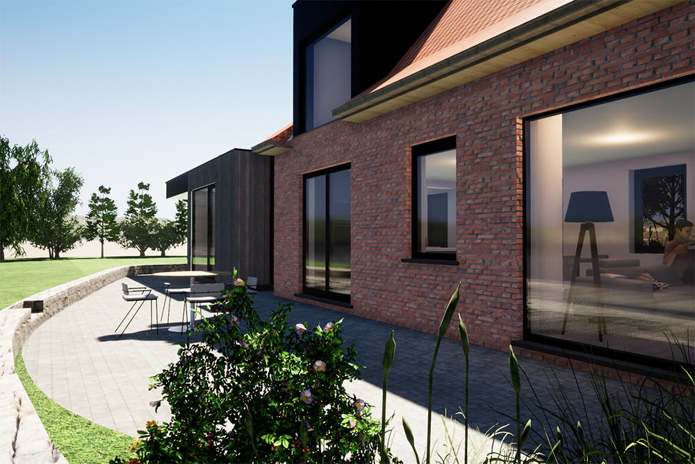 Extension d'une habitation à Hérinnes